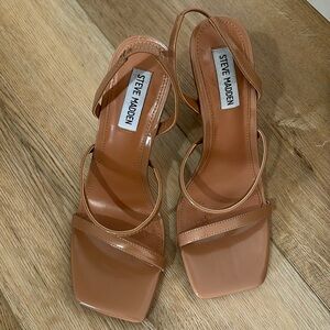 Tan Steve madden sandals heels